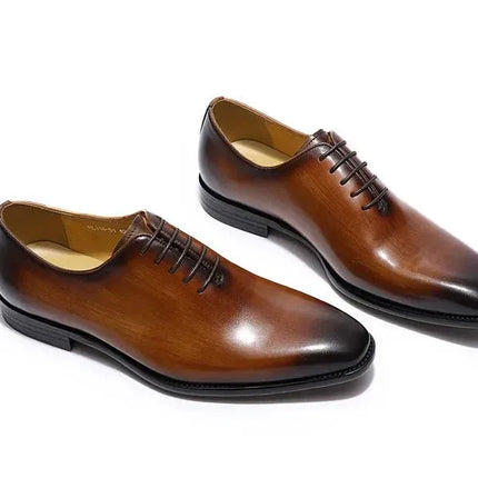Genuine leather men dress shoes & oxford shoes fashion high quality gentleman shoes for business and party