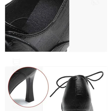 Fashion Elegant Pointy Toe Patent Leather Ladies Slip On Formal Dressing Shoes For Woman Middle Heel Shoes Office Shoes
