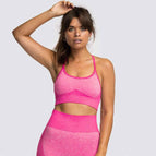 L / Rose red bra