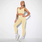 M / v-bra+Leggings-yellow
