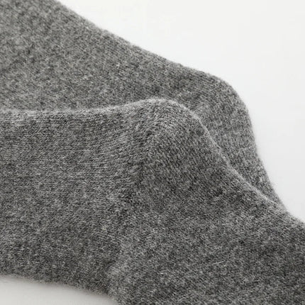 Super Warm Funny Happy Male Men Thicker Solid Socks Merino Wool Rabbit Socks Snow Winter Socks calceta hombre skarpety meskie