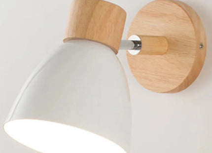 Wooden Wall Lamp With Switch