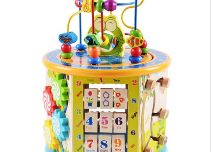 Multi-functional Wooden Gaming Treasure Box Toy, Multi-functional