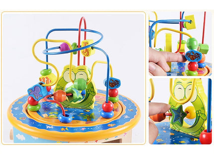 Multi-functional Wooden Gaming Treasure Box Toy, Multi-functional