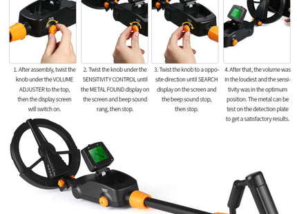 MD1008A Underground Metal Detector Children Toy Detector with LCD Screen, Measuring Range: 10cm, MD1008A