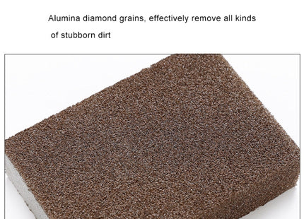 Kitchen Emery Clean Rub Pot Rust Focal Stains Sponge Removing Tool, 10x7x2.5cm