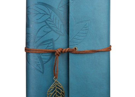 Creative Retro Autumn Leaves Pattern Loose-leaf Travel Diary Notebook, Size: L, L