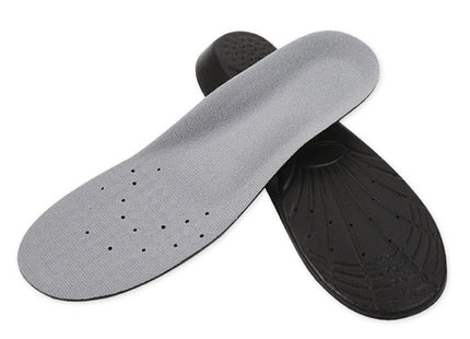 1 Pair PU Breathable Soft Sports Shock-absorbing Insole Sweat-absorbent Foot Pad Elastic Shoe Insert, Size: M(6-9 Yards), Size: M(6-9 Yards)