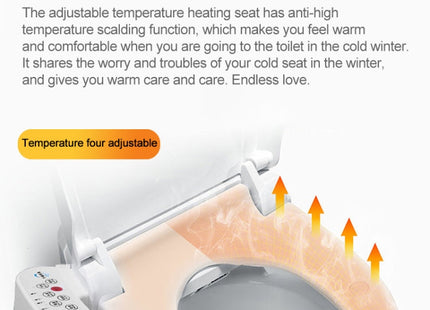 Universal Bathroom Automatic Flushing Drying Massage Intelligent Toilet Cleaner Cover