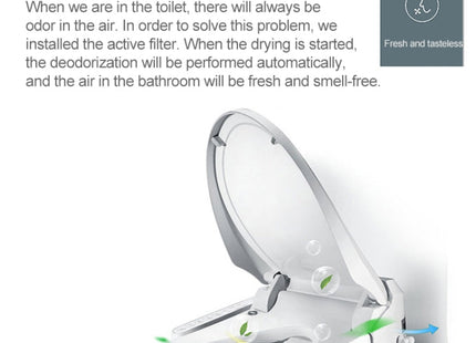 Universal Bathroom Automatic Flushing Drying Massage Intelligent Toilet Cleaner Cover