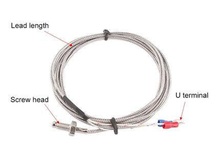 REX-C100 Thermostat + Thermocouple + SSR-40 DA Solid State Module Intelligent Temperature Control Kit, 40DA