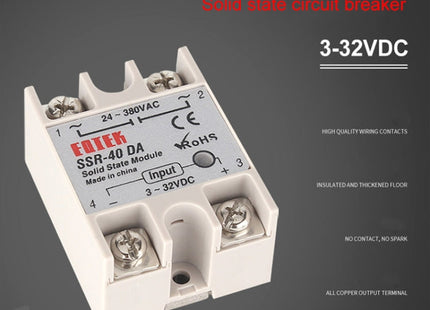REX-C100 Thermostat + Thermocouple + SSR-40 DA Solid State Module Intelligent Temperature Control Kit, 40DA