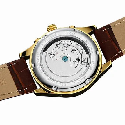 Top Brand Luxury Men's Watches - Waterproof Sport Automatic Mechanical Tourbillon Hollow Out Watch
