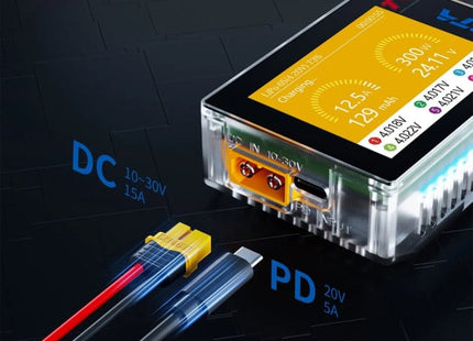 HOTA T6 DC 300W PD 90W 15A 1-6S LiPo Battery Charger