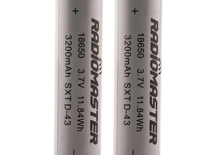 Radiomaster 18650 3200mAh Li-Ion Battery Cell 3.7V (2pc)