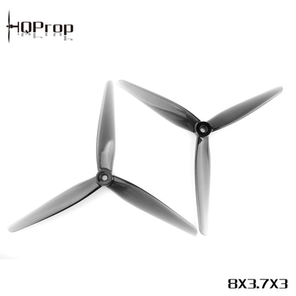 HQProp 8X3.7X3 Grey -2CCW 2CW