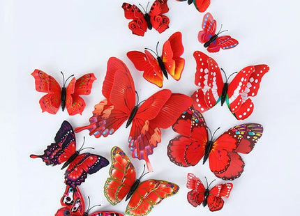 Double Layer 3D Butterfly Wall Stickers