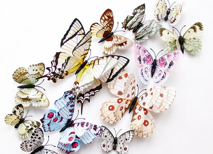 Double Layer 3D Butterfly Wall Stickers