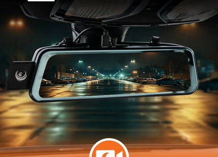 Road Angel Halo Vision 3 Rear View Mirror 4K Dual Dashcam