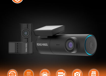 Road Angel Halo Spark Dual 1080p Front & Rear Dash Cam