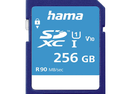 Hama 256GB SDXC Memory Card Class 10 UHS-I 90MB/s