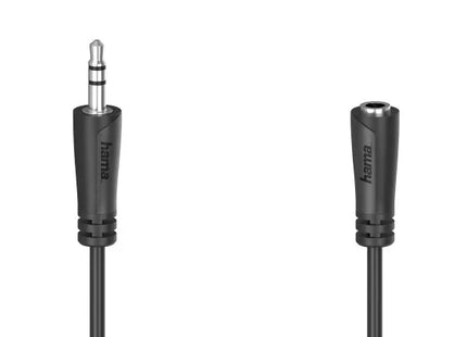 Hama 3.5mm Stereo Jack Plug to 3.5mm Stereo Jack Socket Audio Extension Cable