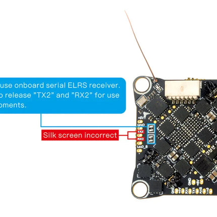 Happymodel CrazyF405HD ELRS AIO 12A Flight Controller