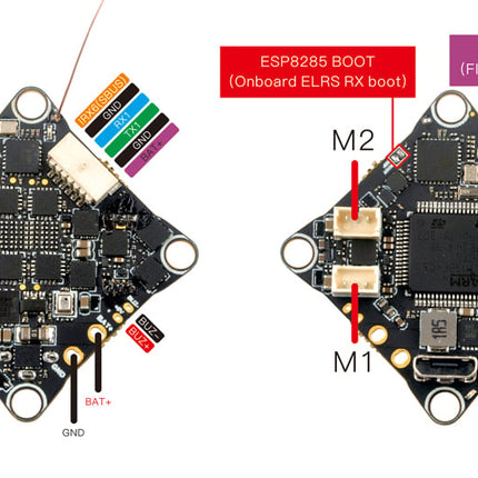 Happymodel CrazyF405HD ELRS AIO 12A Flight Controller
