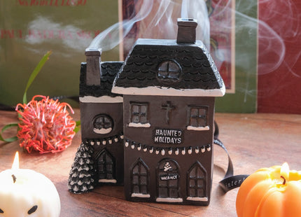 Haunted Holiday House Incense Cone Burner