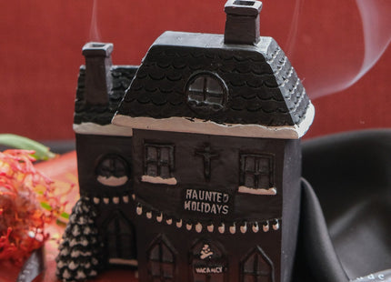 Haunted Holiday House Incense Cone Burner