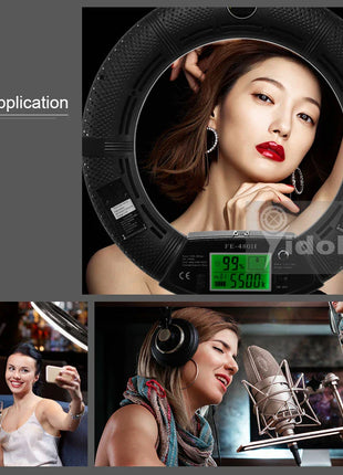 96W Ring Light Photography Led Ring Lamp 2700-10000k With Mobile Holder Tripod Stand Ringlight kit For Live Video Streaming