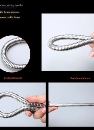 1 / 1.5/2/3/4/5/10 M Shower Pipe Shower Head Water Heater Stainless Steel Hose General Metal Hose  Hose Water Softener