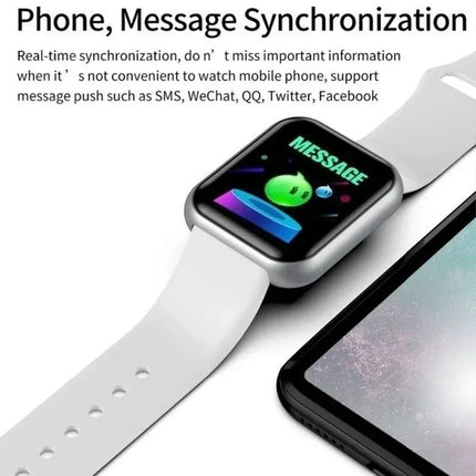 D20 Y68 Smart Watch, Waterproof Fitness Tracker for Android and iOS
