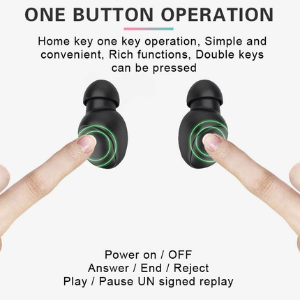 Bluetooth Earbud with Noise Cancelling and Microphone