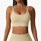 M / Apricot crossed bra