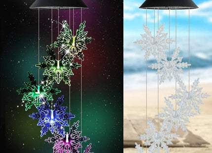 Wind Chime Light Color Changing Waterproof Hanging Solar Light