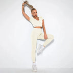 M / v-shirt+Leggings-white