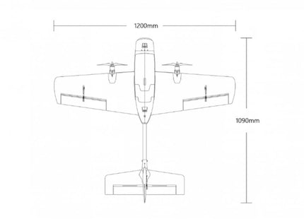Hee Wing T2 Cruza Ranger FPV Plane (PNP)