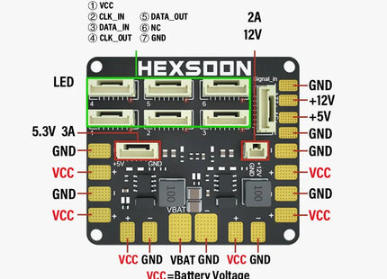 HexSoon 40A Power Distribution Board