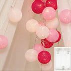 battery Pink warm / 6m 40leds
