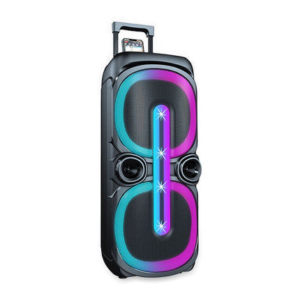 ZQS10201 Wireless Bluetooth Speaker Double 8-inch Woofer RGB