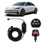 Type 2 to 3 Pin Charging Cable / 10M / 6amp – 12amp Adjustable (2.3kW)