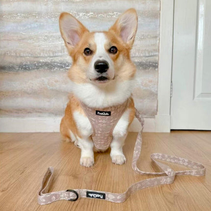 Luxe Adjustable Harness - Toffee Latte Petals