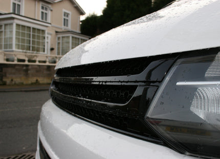 For VW T5.1 Transporter Van Front Styling Gloss-Black Package (2pcs) Painted and Ready to Fit