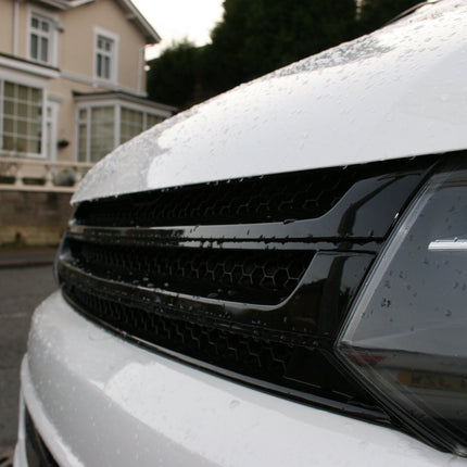 For VW T5.1 Transporter Van Front Styling Gloss-Black Package (2pcs) Painted and Ready to Fit