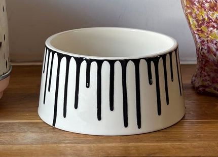 The Dog's Pollox Black Drip Bowl