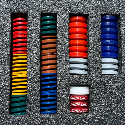 Simagic P1000 Optional Rubber Pads & Springs Kit – Brake Feel Tuning for Standard & Hydraulic Pedals