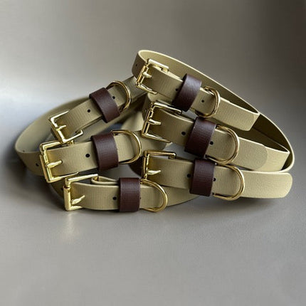Loki Khaki & Brown Colour Block Collar