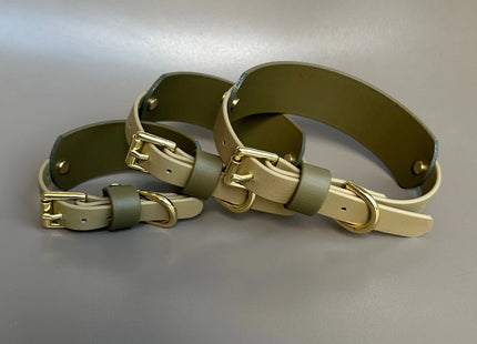 Bentley Olive & Khaki Hound Collar