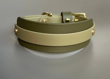 Bentley Olive & Khaki Hound Collar